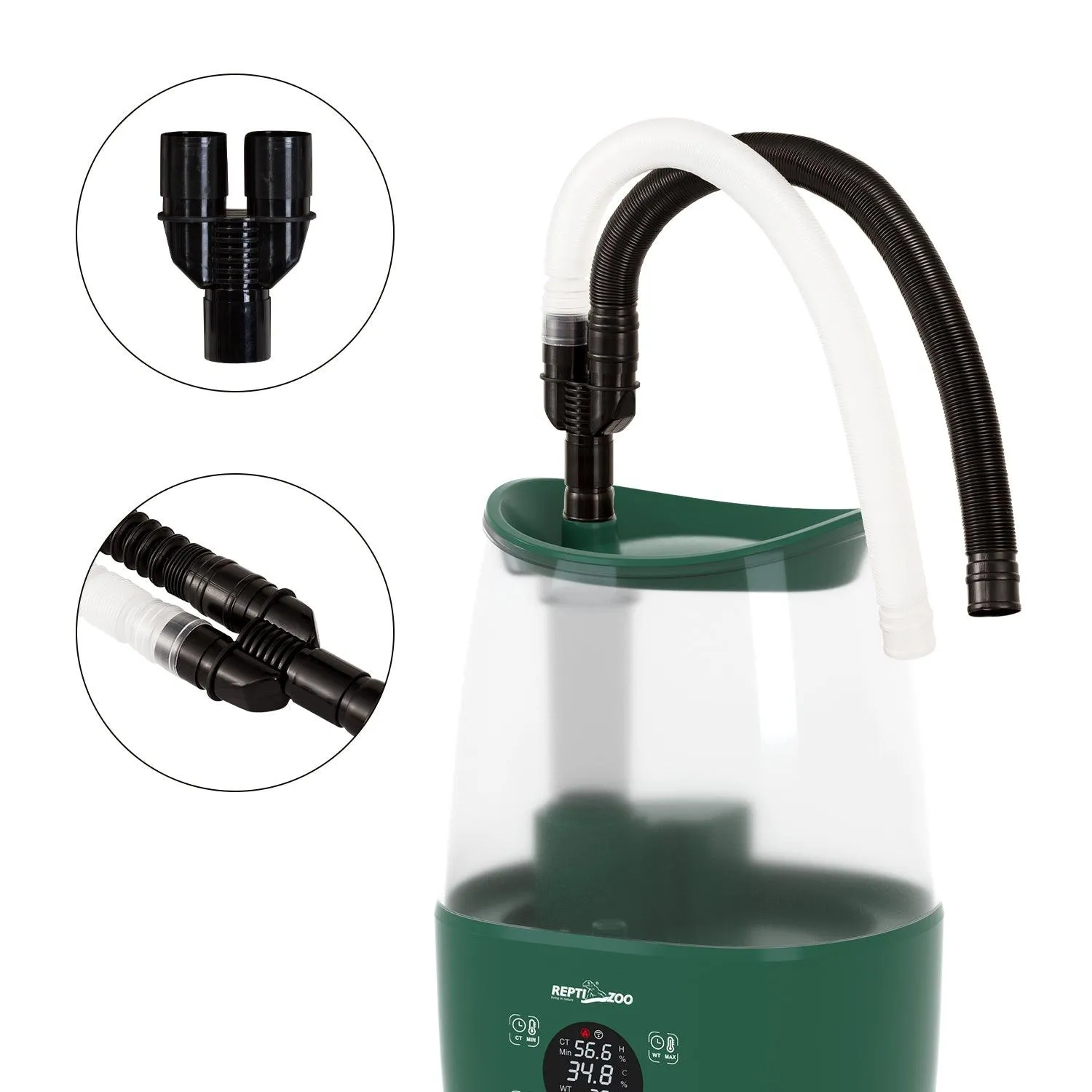 Accessories of Top Fill Reptile Humidifier, Reptile Fogger with Extension Tube, Suitable for Reptiles Amphibians and Terrarium