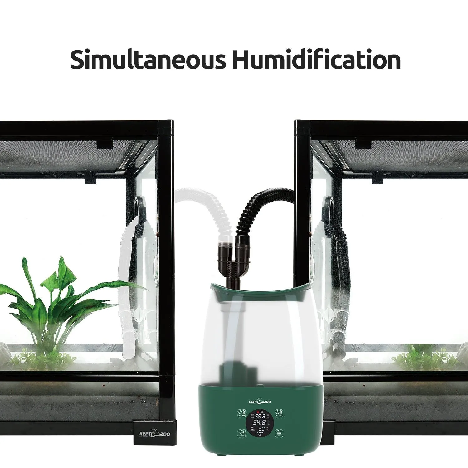 Accessories of Top Fill Reptile Humidifier, Reptile Fogger with Extension Tube, Suitable for Reptiles Amphibians and Terrarium