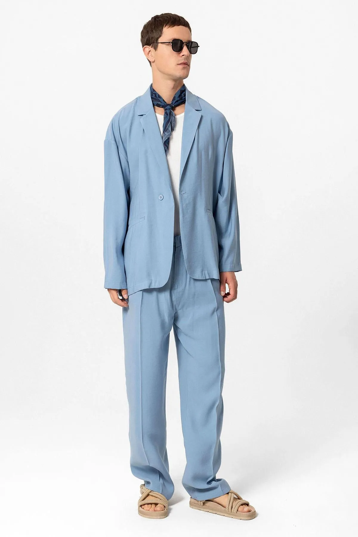 ANT Oversized Unlined Men's Blazer Jacket - Brick