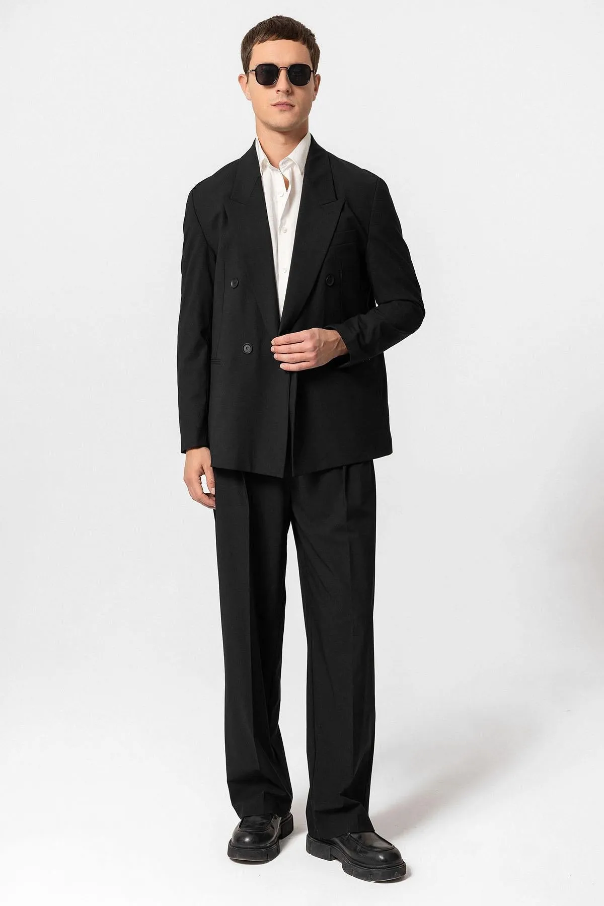 ANT Single Button Double-breasted Men's Blazer Jacket - La Orotava
