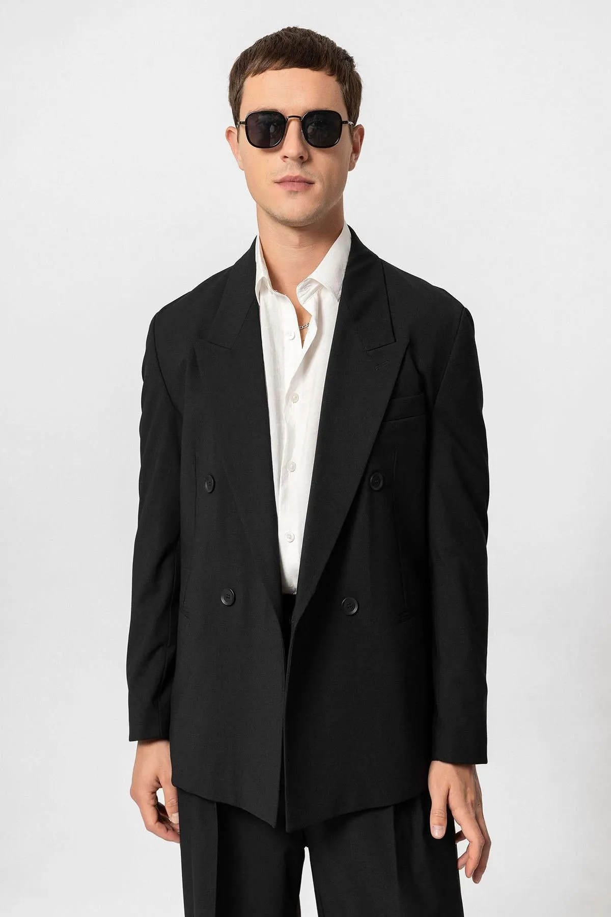 ANT Single Button Double-breasted Men's Blazer Jacket - La Orotava