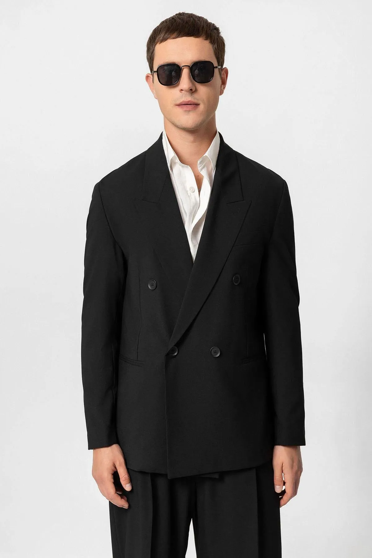 ANT Single Button Double-breasted Men's Blazer Jacket - La Orotava