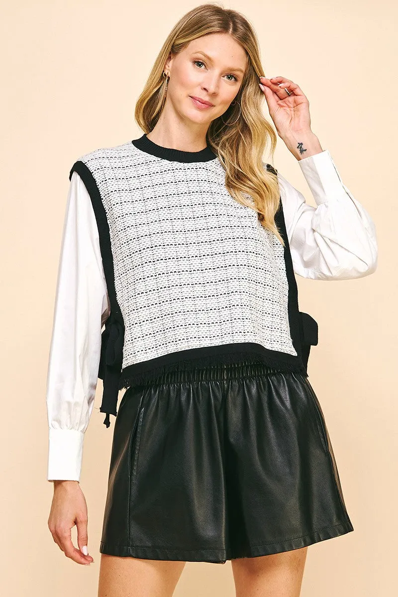 Back To Black Sweater Top