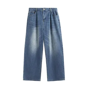 Blue Wide Leg Jeans