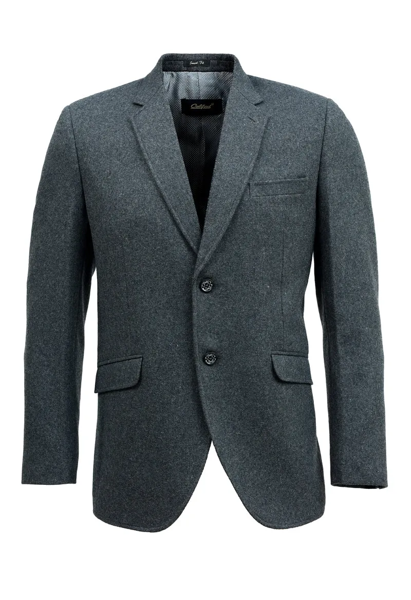 Dark grey wool blazer (WBLZ-DG)