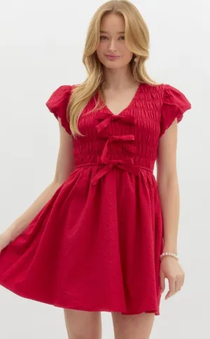 Flattering Textured Dress