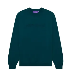 Fucking Awesome Stamp Embossed Crewneck Sweater - Teal