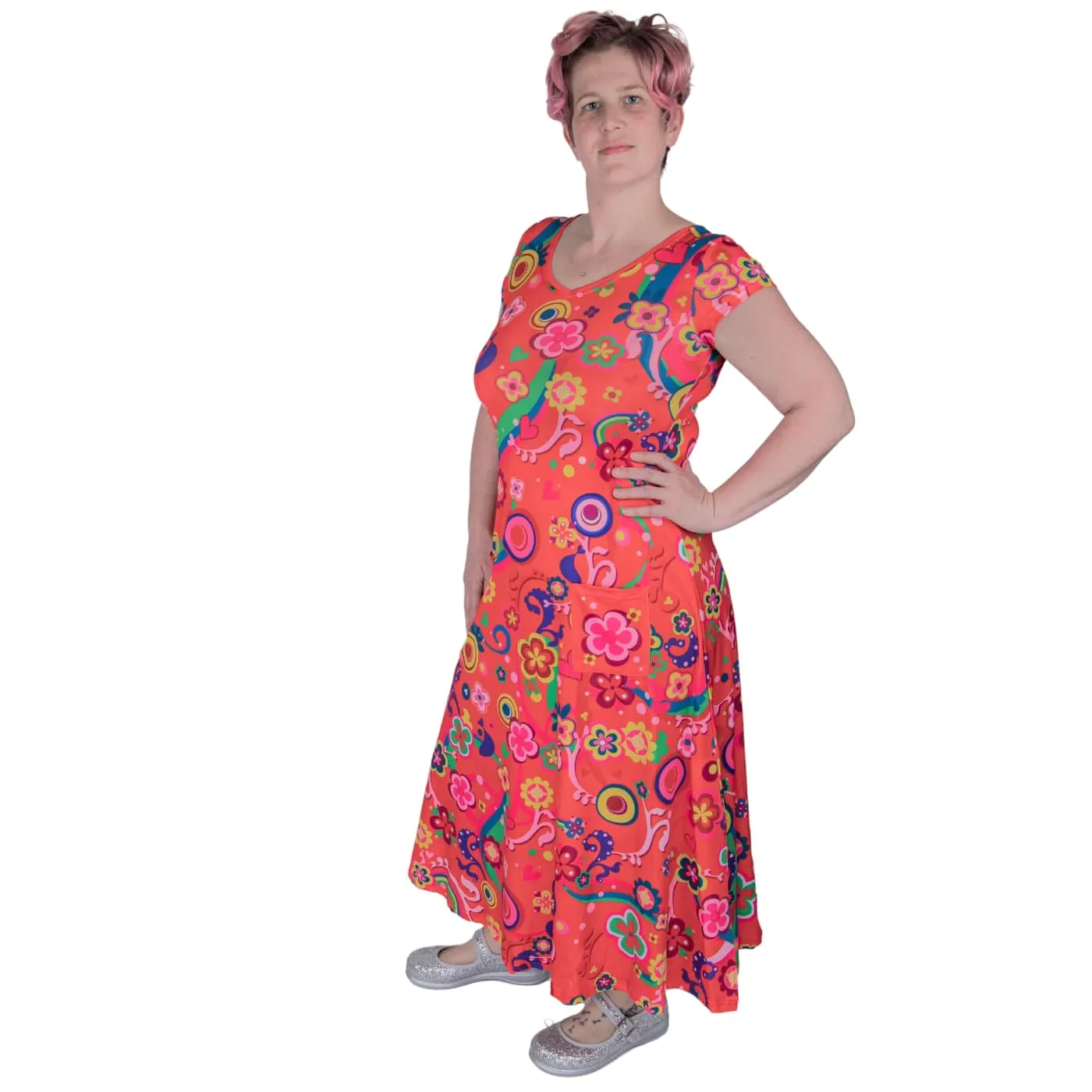 Groovy Remix Maxi Dress