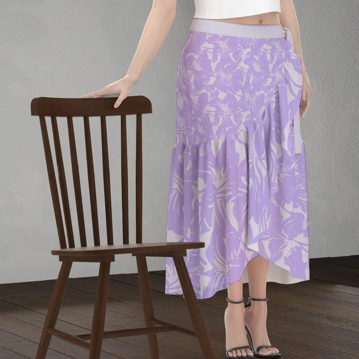 Hawaiian Lavender - Women's Wrap Skirt