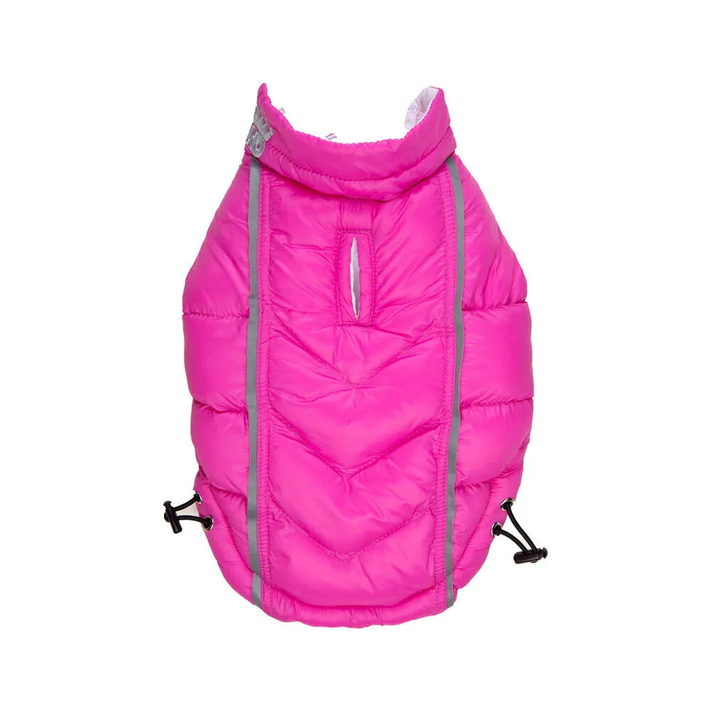 Hip Doggie Featherlite Reversible Coat - Pink/White