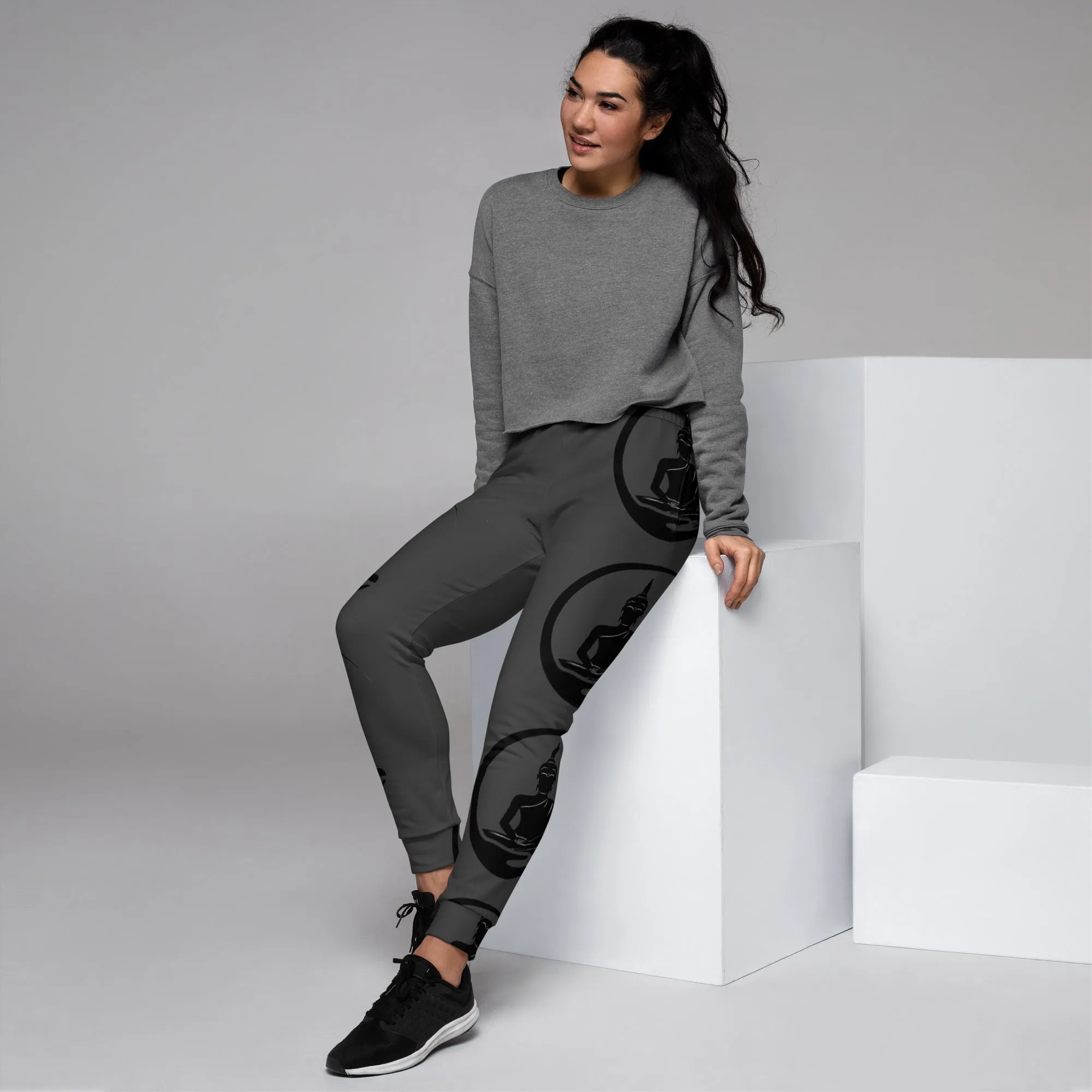 Joggers Grey with Buddha