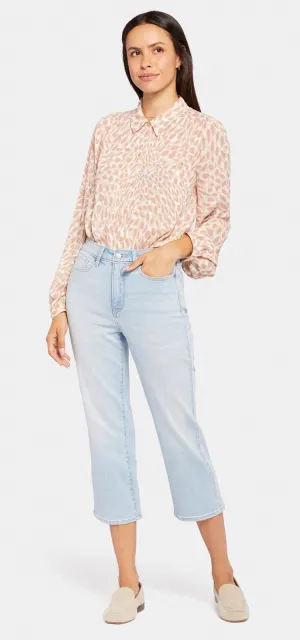 Joni Relaxed Capri Jeans Hellblau Cool Embrace® Denim | Brightside