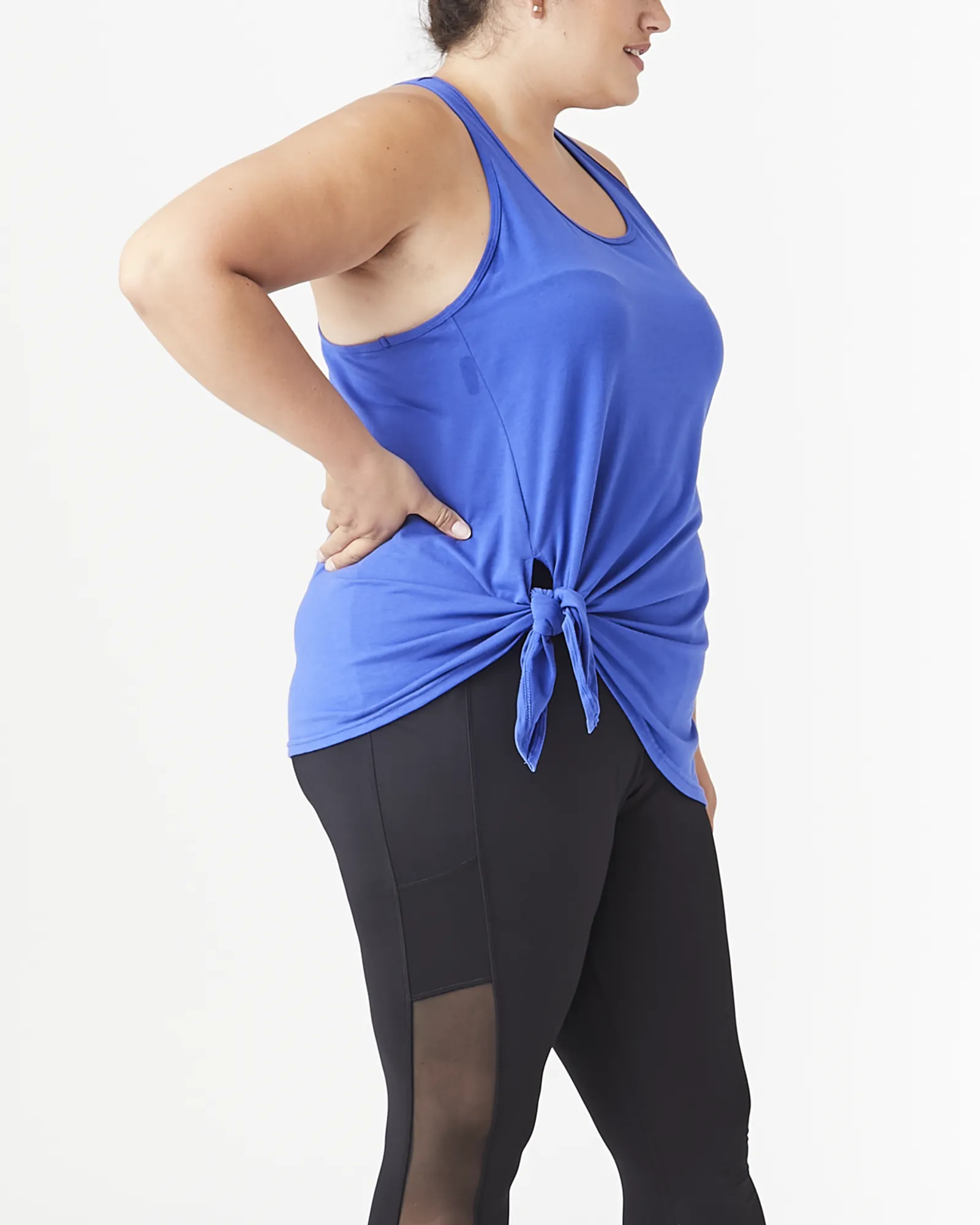 Kehlani Side Knot Tank | Royal Blue