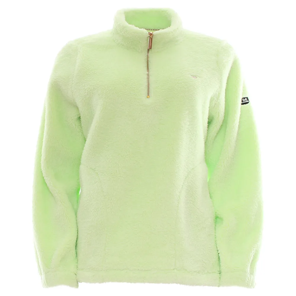 Lara Borg Zip in Pale Green