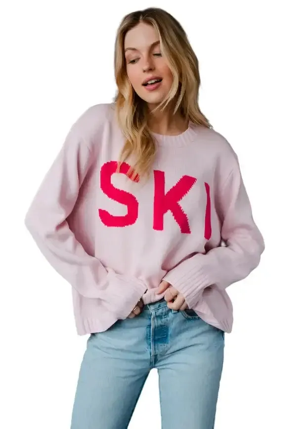 Light Pink Ski Sweater