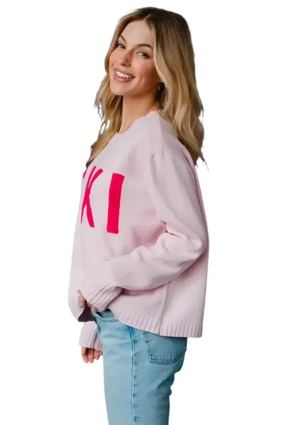 Light Pink Ski Sweater