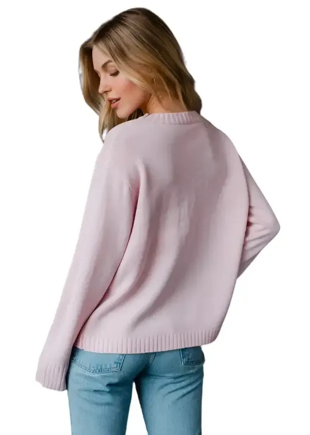 Light Pink Ski Sweater