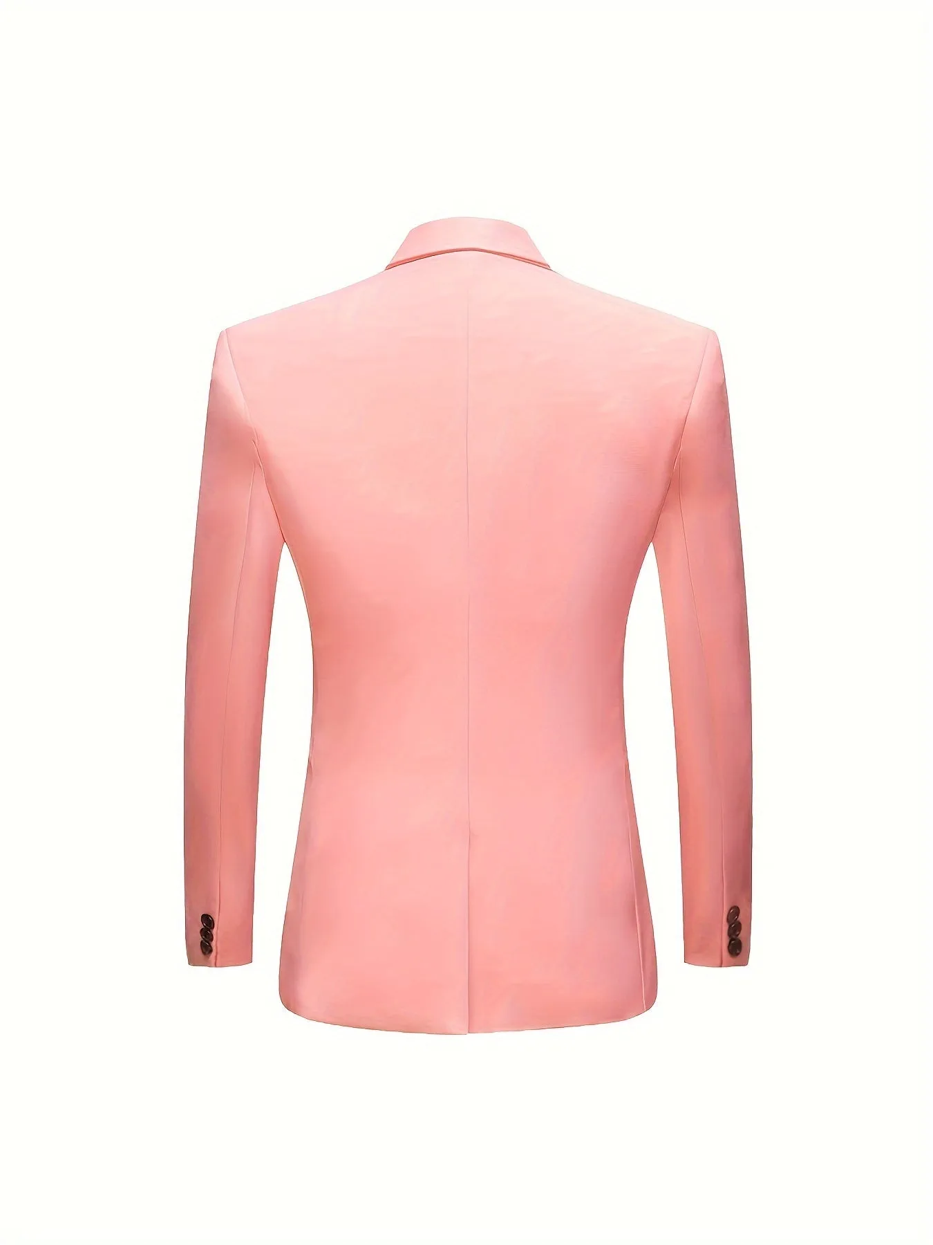 Men's Classic 2Piece Pink Color Blazer Suit  Formal Elegance