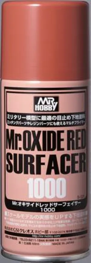 Mr. Hobby Mr. Oxide Red (Rust) Surfacer 1000 170ml (Spray)