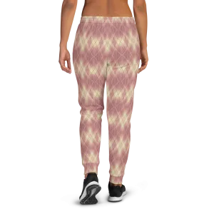 Recursia Argyle Rewired II Women's Joggers In Pink
