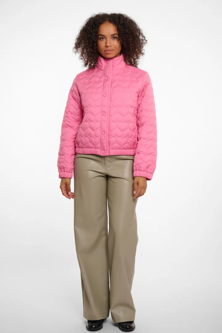Rino & Pelle Aba Bright Pink Bomber Jacket