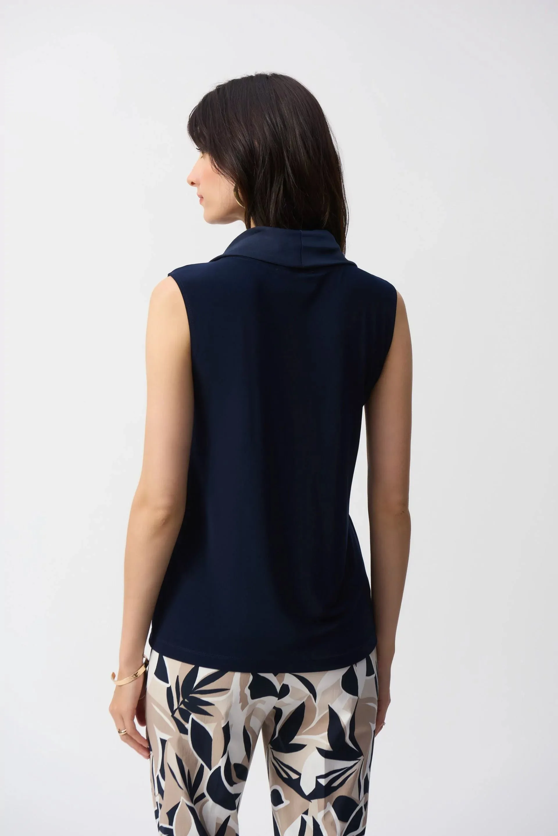 Satin Cowl Neck Top