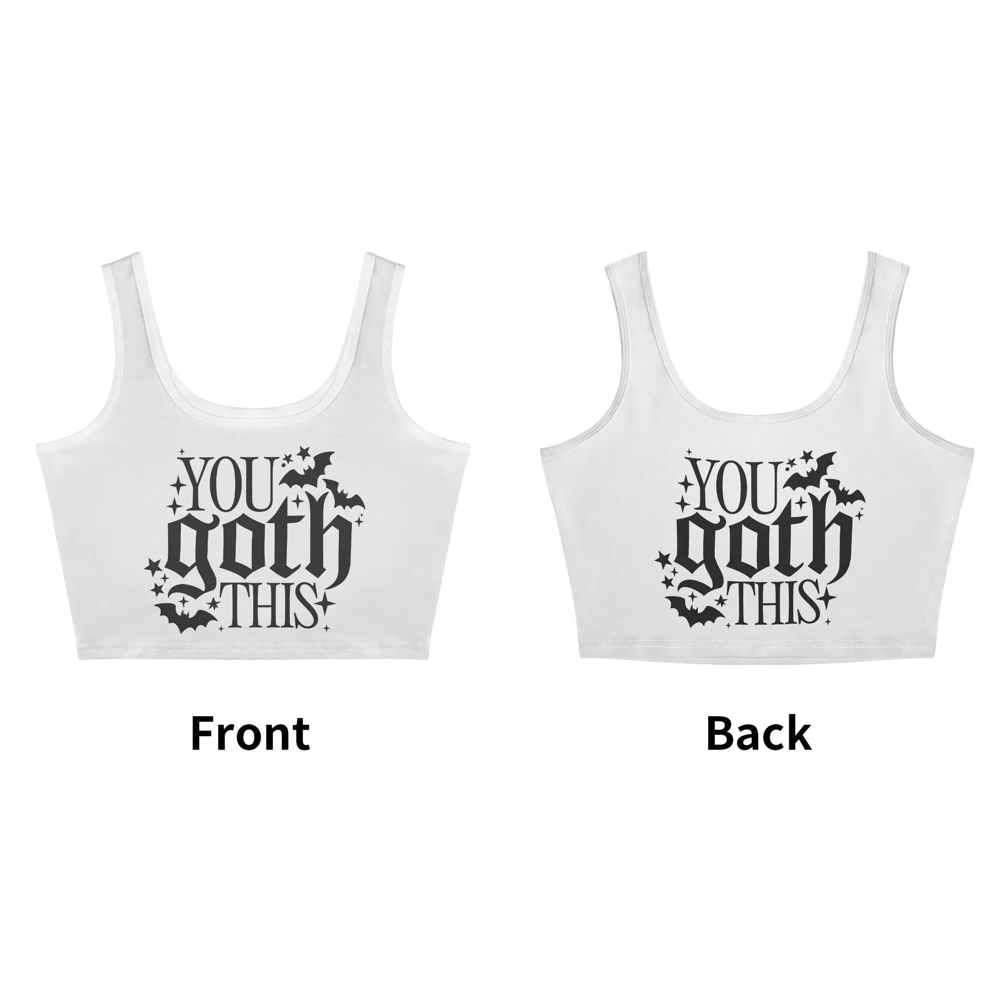 You Goth This Womens Crop Tank Top