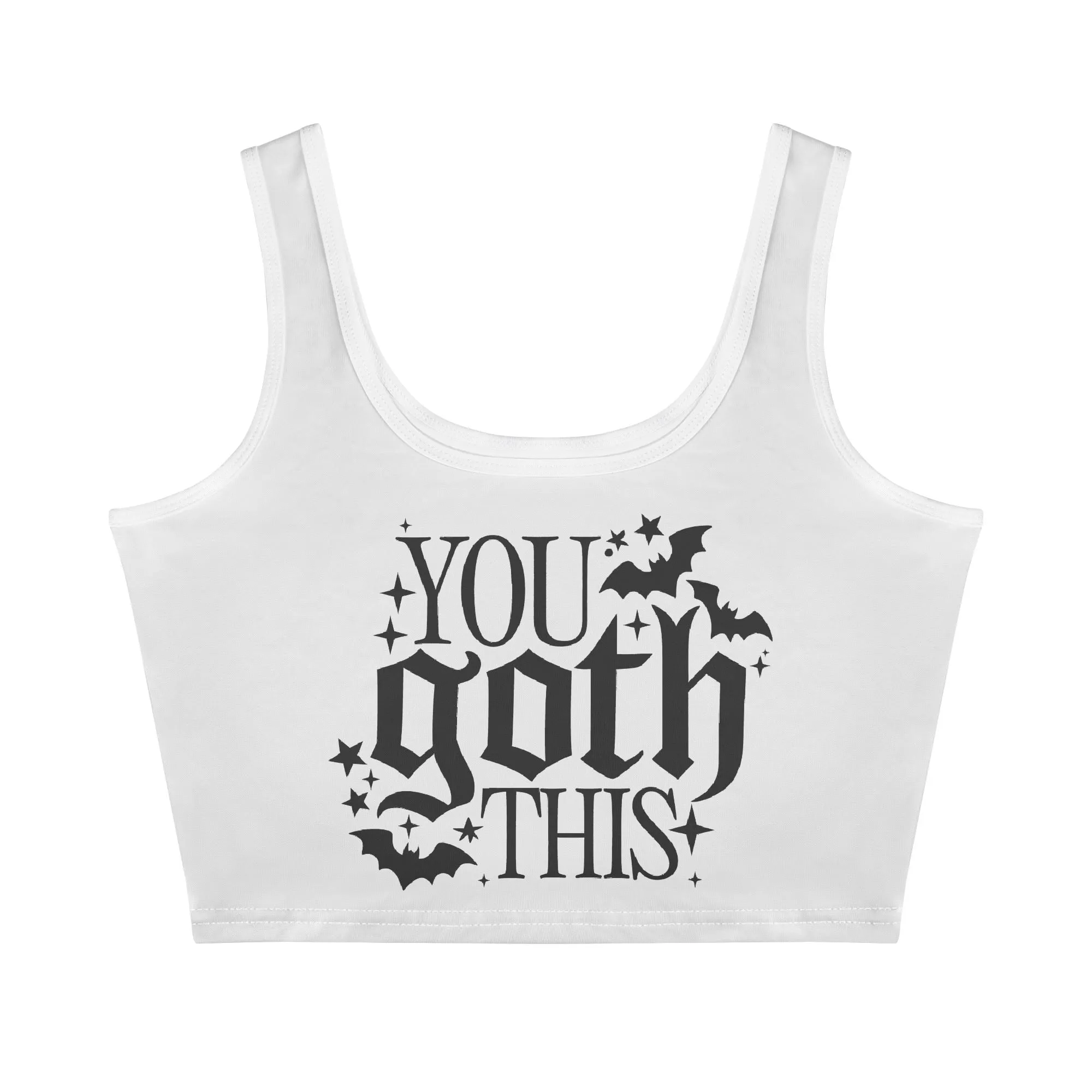 You Goth This Womens Crop Tank Top