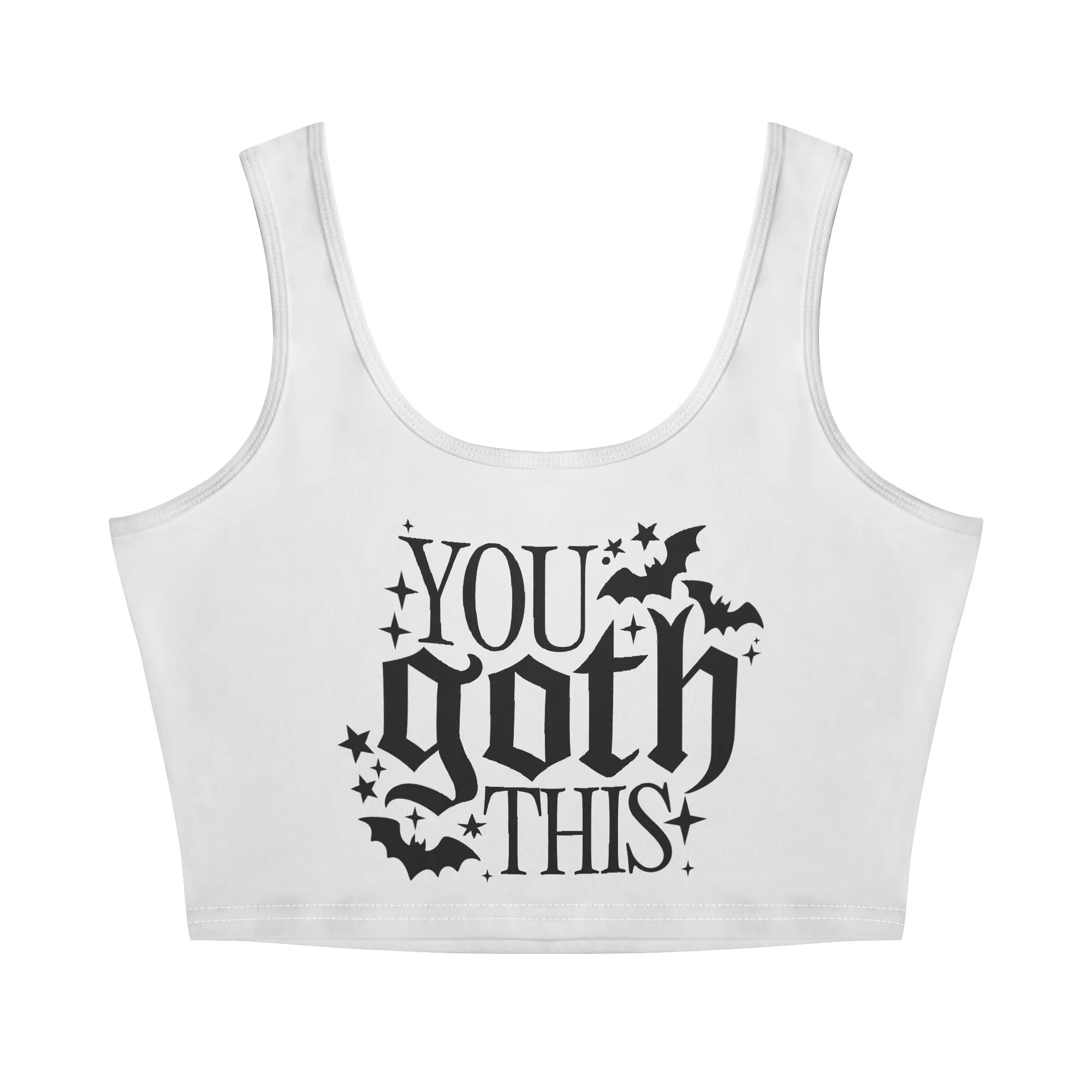 You Goth This Womens Crop Tank Top